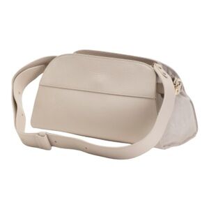 DIVINA FIRENZE Made In Italy Leather Clutch Crossbody With Side Suede Panels NWT